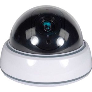 Dummy Dome White Camera with LED