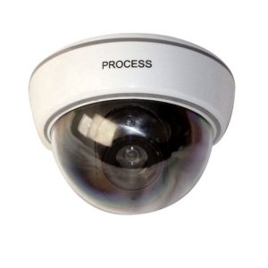 Dummy Dome White Camera with LED