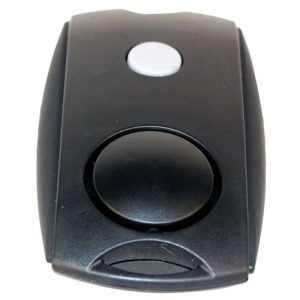 Black Mini Personal Alarm with LED flashlight