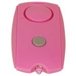 Pink Mini Personal Alarm with LED flashlight