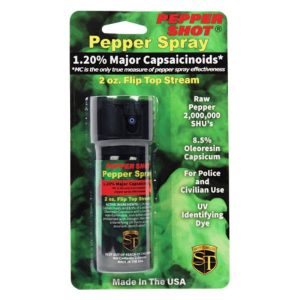 Pepper Shot® 1.2% MC 2 oz Flip Top Actuator Stream