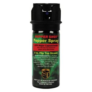 Pepper Shot® 1.2% MC 2 oz Flip Top Actuator Stream