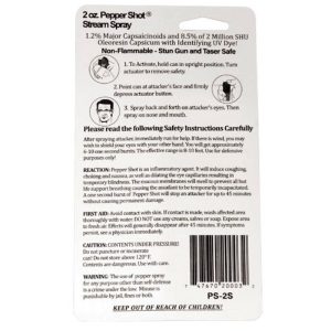 Pepper Shot® 1.2% MC 2 oz Pepper Spray Stream