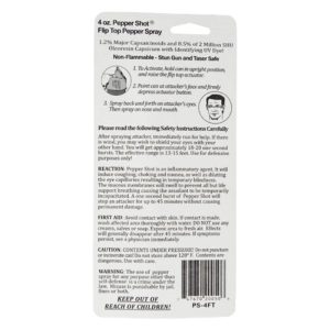 Pepper Shot® 1.2% MC 4 oz Flip Top Actuator Stream