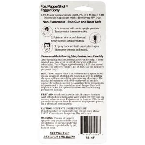 Pepper Shot® 1.2% MC 4 oz Pepper Spray Fogger