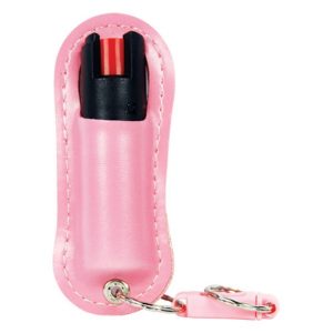 Pepper Shot® 1.2% MC ½ oz Pepper Spray Pink Halo Holster