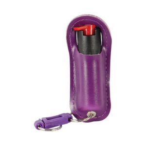 Pepper Shot® 1.2% MC ½ oz Pepper Spray Purple Halo Holster