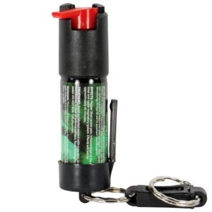 Pepper Shot® 1.2% MC ½ oz Pepper Spray Belt Clip & Quick Release Key Chain