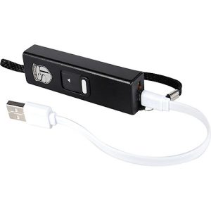 Slider Mini Black Stun Gun USB Port
