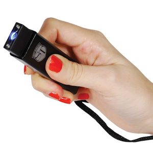 Slider Mini Black Stun Gun USB Port
