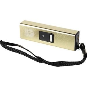 Slider Mini Gold Stun Gun USB Port