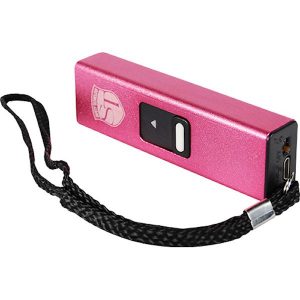 Slider Mini Pink Stun Gun USB Port