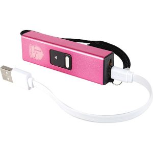 Slider Mini Pink Stun Gun USB Port