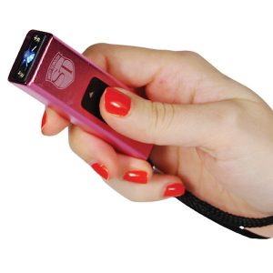 Slider Mini Pink Stun Gun USB Port