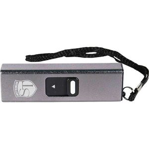 Slider Mini Silver Stun Gun USB Port