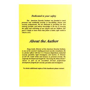Tactical Defense Spray Book about the author