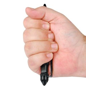 Tactical Black Twist Pen with Refill
