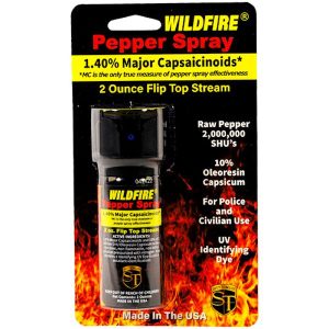 WildFire™ Pepper Spray 2 oz Flip Top Stream