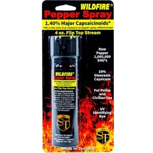 WildFire™ Pepper Spray 4 oz Flip Top Stream