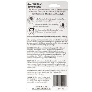 WildFire™ Pepper Spray 4 oz Stream