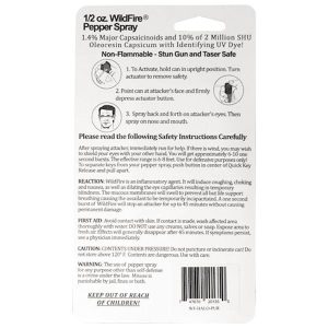 WildFire™ Pepper Spray ½ oz Purple Halo Holster