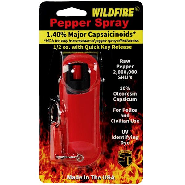 WildFire™ Pepper Spray ½ oz Red Halo Holster