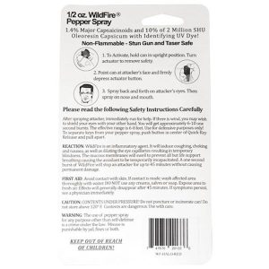 WildFire™ Pepper Spray ½ oz Red Halo Holster