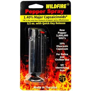 Wildfire™ Pepper Spray ½ oz Black Hard Case