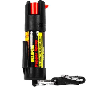 Wildfire™ ½ oz Pepper Spray with Belt Clip & Quick Release Key Chain