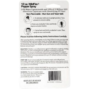 Wildfire™ ½ oz Pepper Spray Black Soft Holster