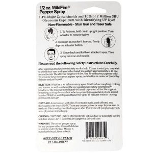 Wildfire™ ½ oz Pepper Spray Blue Soft Holster