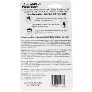 Wildfire™ ½ oz Pepper Spray Leopard Black/Orange Soft Holster