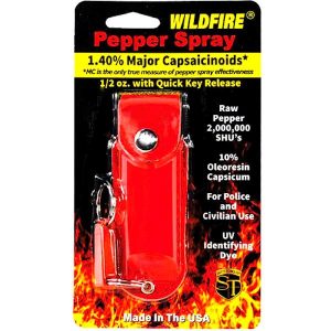 Wildfire™ ½ oz Pepper Spray Red Soft Holster